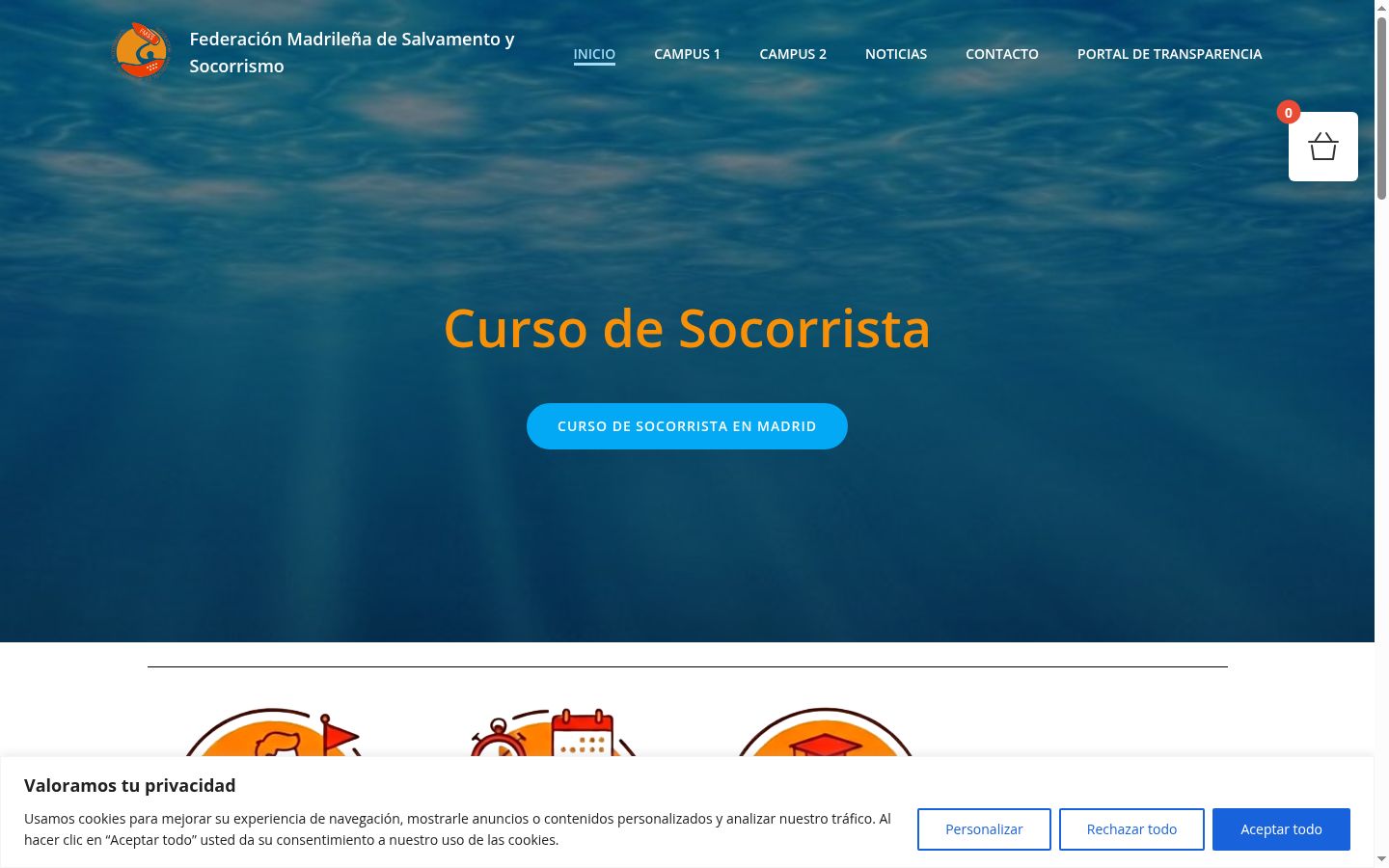 Screenshot tal-banner tal-kunsens muri qabel kwalunkwe interazzjoni