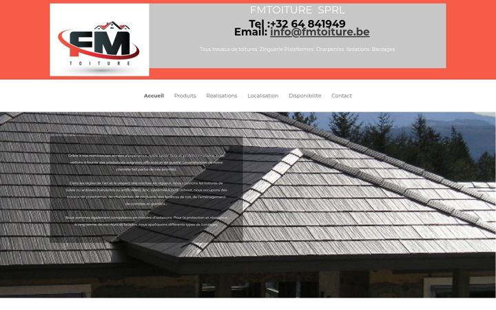Screenshot of fmtoiture.be