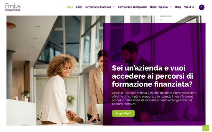 Screenshot of fmtsformazione.it