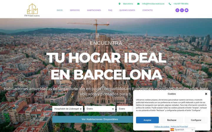 Screenshot ta' fmvidacreativa.es