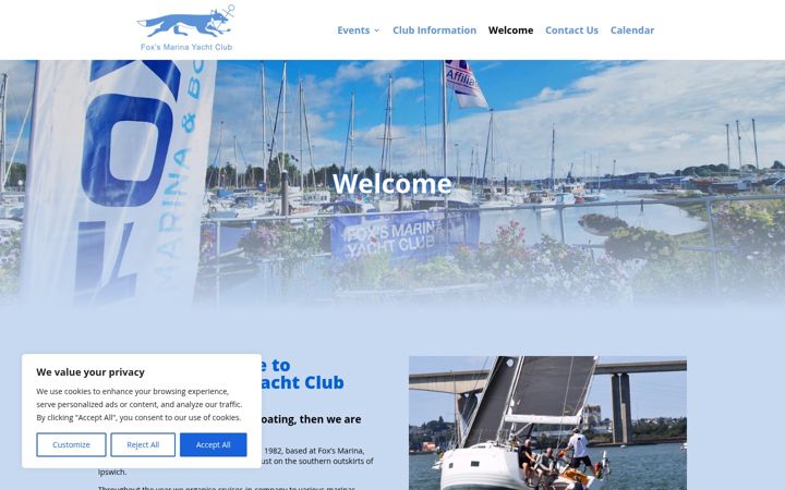 Screenshot of fmyc.org.uk