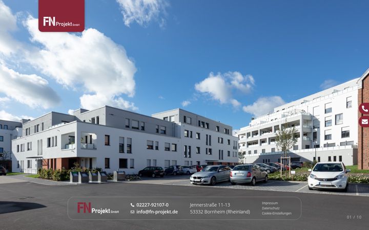 Screenshot of fn-projekt.de