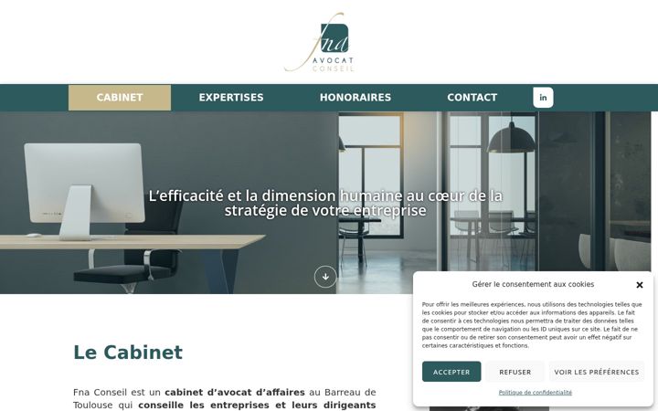 Screenshot of fna-conseil.fr