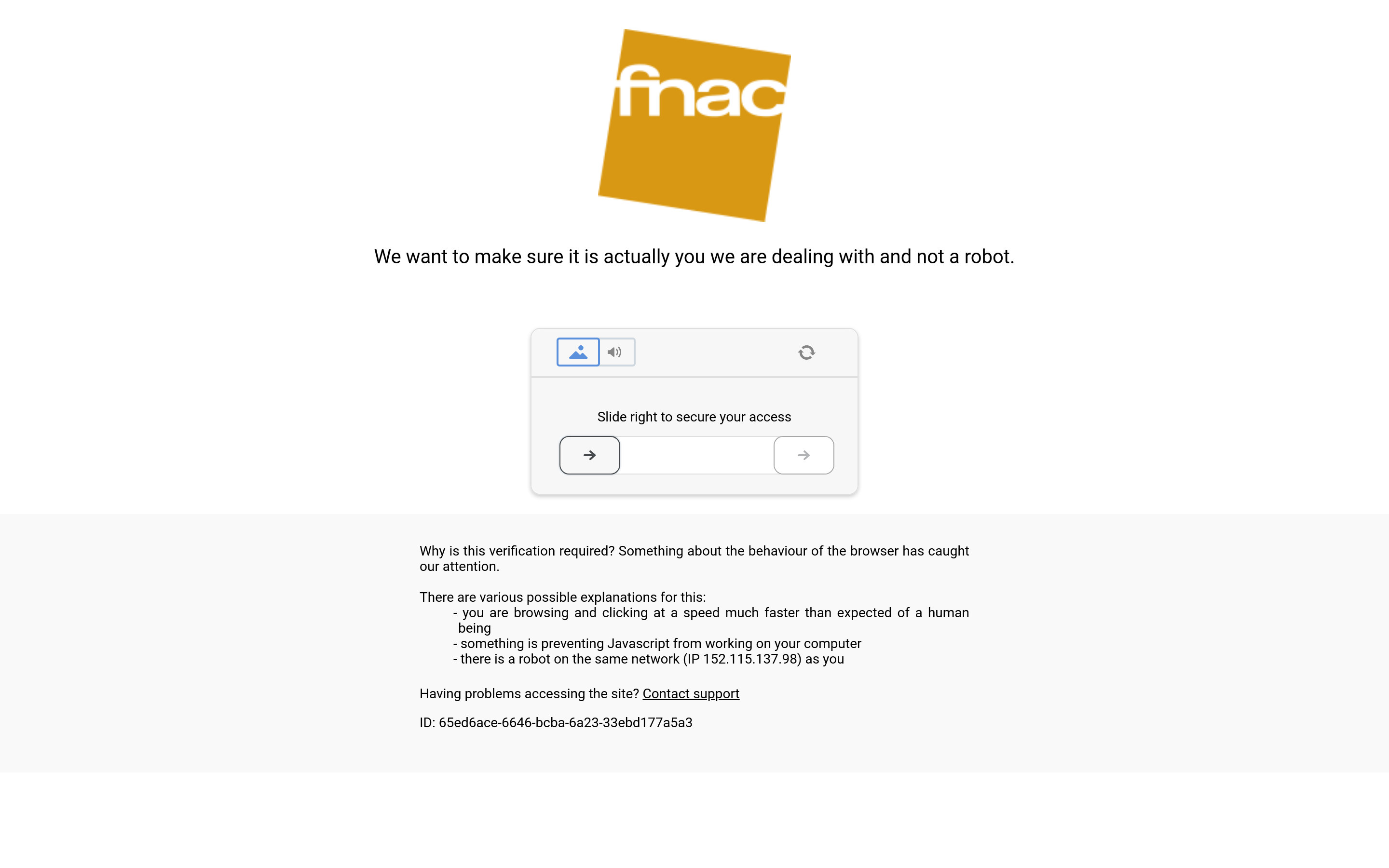 Screenshot of fnac.com