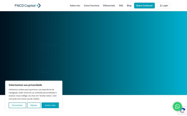 Екранна снимка на fncdcapital.com.br
