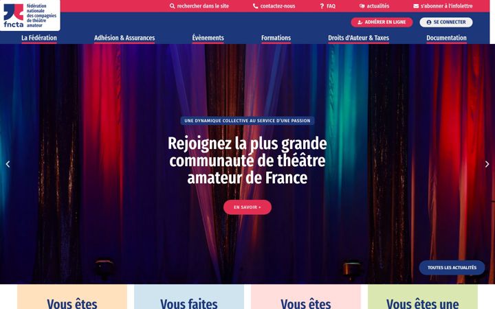Screenshot of fncta.fr