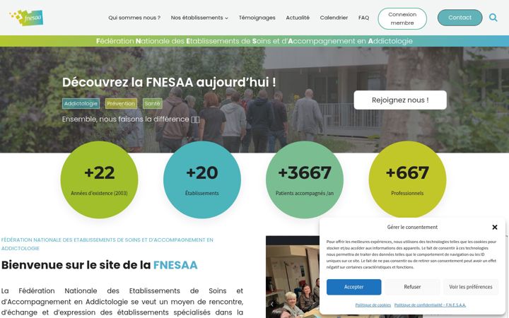 Screenshot of fnesaa.fr