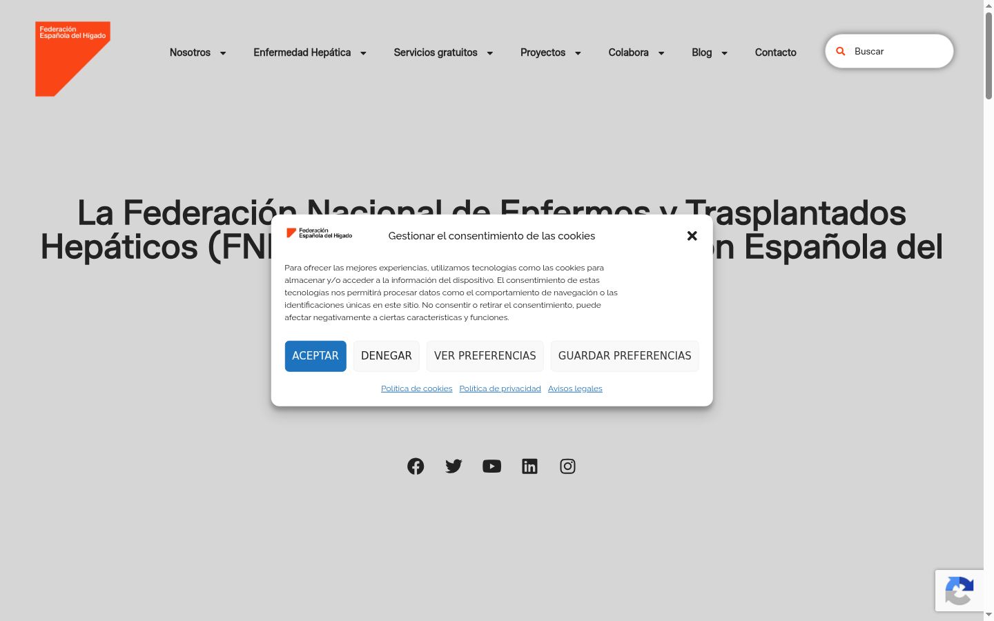 Screenshot tal-banner tal-kunsens muri qabel kwalunkwe interazzjoni