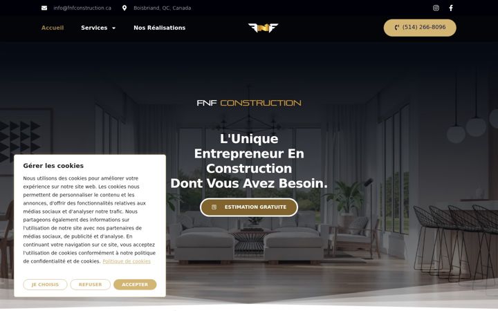 Screenshot of fnfconstruction.ca