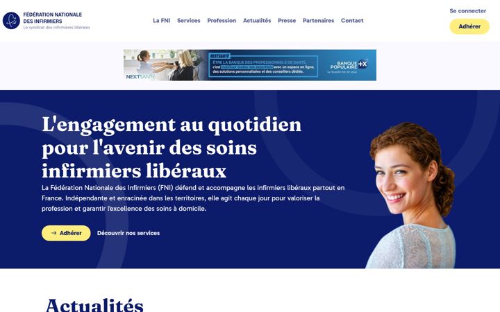 Screenshot of fni.fr