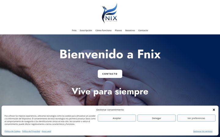 Screenshot of fnix.es