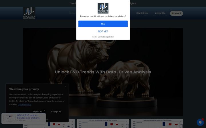 Screenshot of fnodata.com
