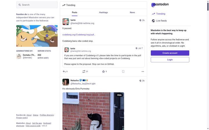 Screenshot of fnordon.de