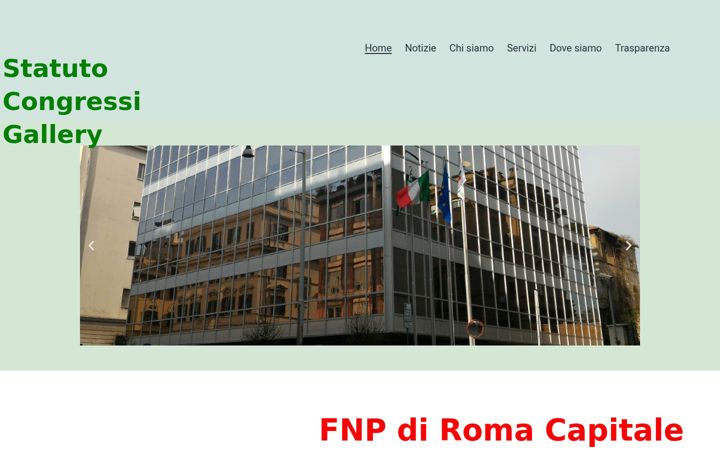Captura de pantalla de fnpcislroma.it
