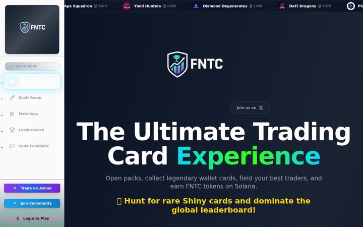 Screenshot of fntcleague.com