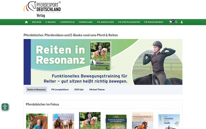 Screenshot of fnverlag.de