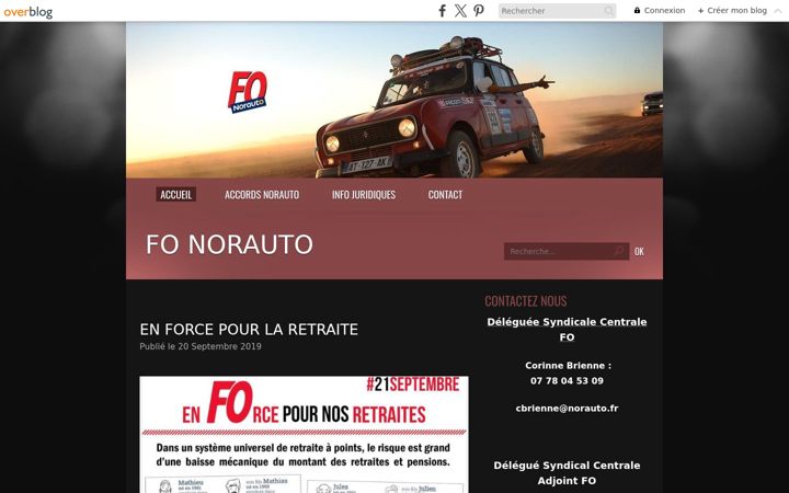Screenshot of fo-norauto.com