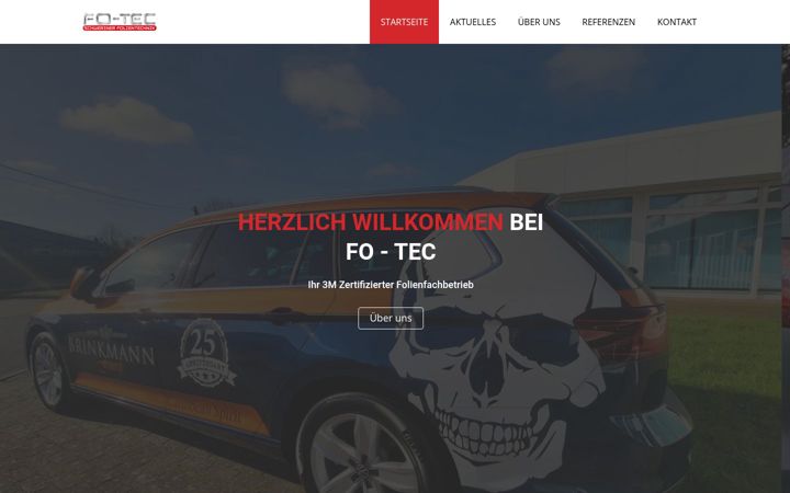Screenshot of fo-tec.de