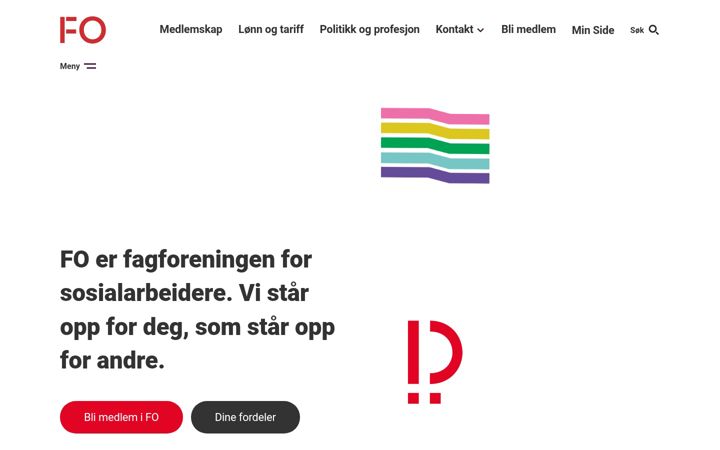 Screenshot of fo.no