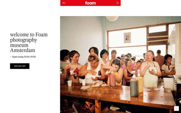 Screenshot of foam.org