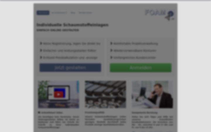 Snímek obrazovky foam24.de