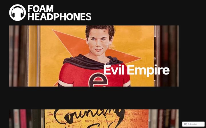 Screenshot of foamheadphones.com