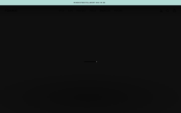 Screenshot of foamie.com