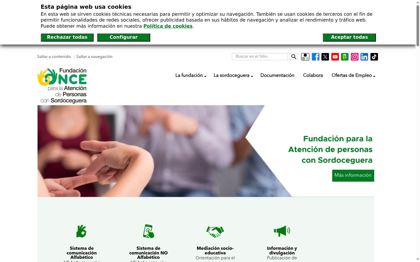Screenshot tal-banner tal-kunsens muri qabel kwalunkwe interazzjoni