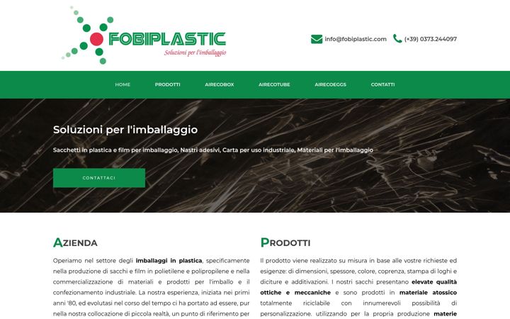Screenshot of fobiplastic.it