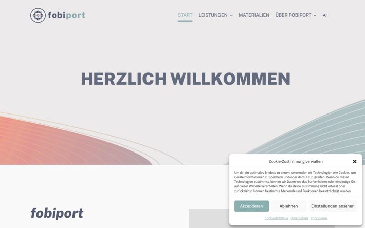 Screenshot of fobiport.de