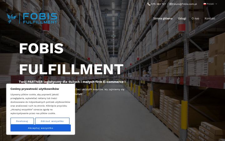 Screenshot of fobis.com.pl