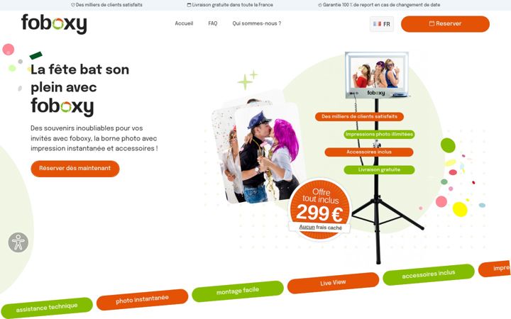 Screenshot of foboxy.fr