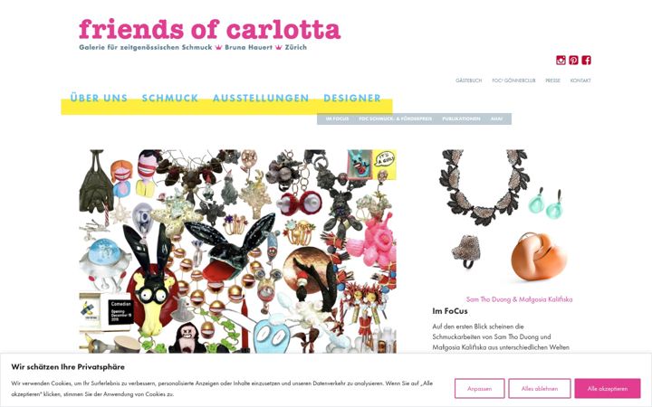 Screenshot of foc.ch