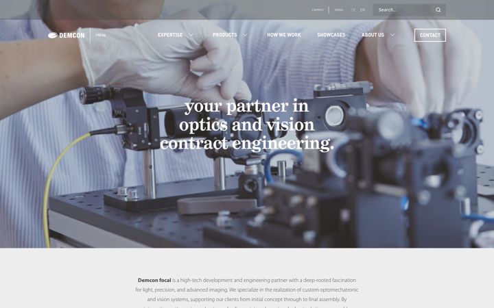 Screenshot of focal.nl