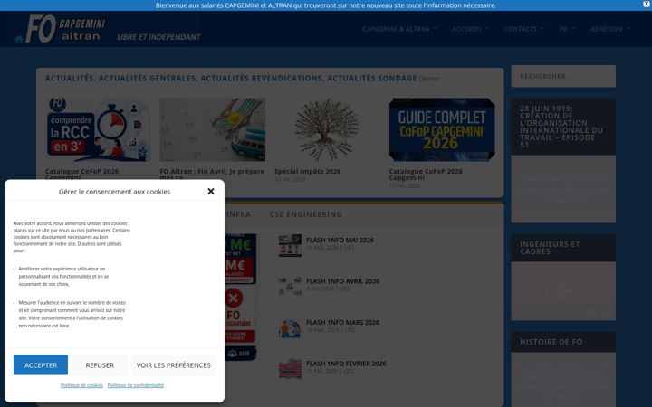 Screenshot of focapgemini.fr