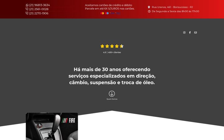 Екранна снимка на focario.com.br