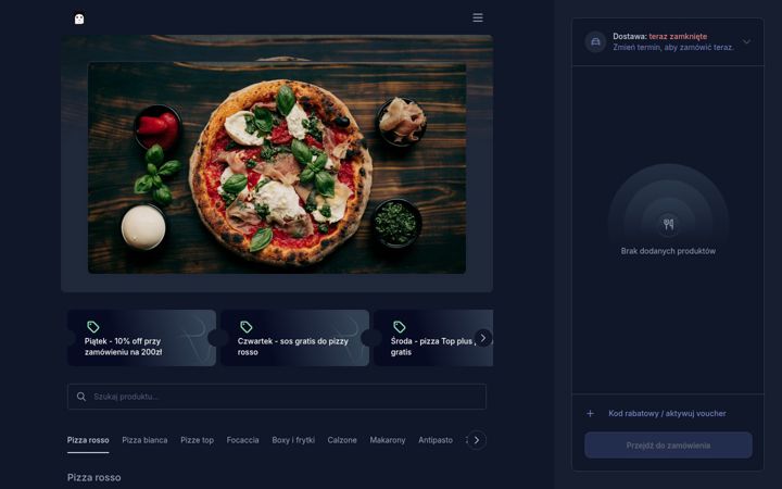 Screenshot of foccaczyja.pl