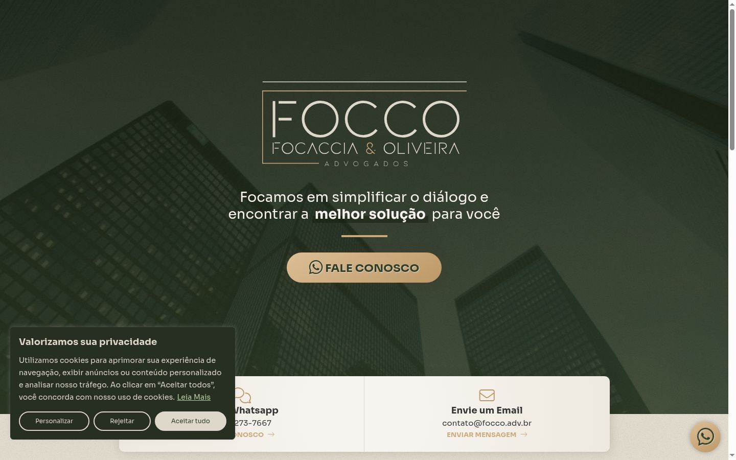 Capture d'écran de la bannière de consentement affichée avant toute interaction