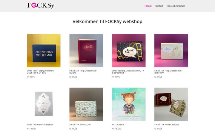 Screenshot of focksy.dk