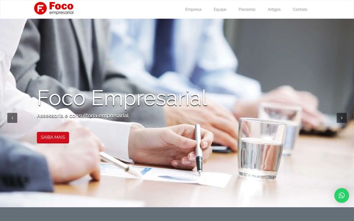Skärmbild av focoempresarial.com.br