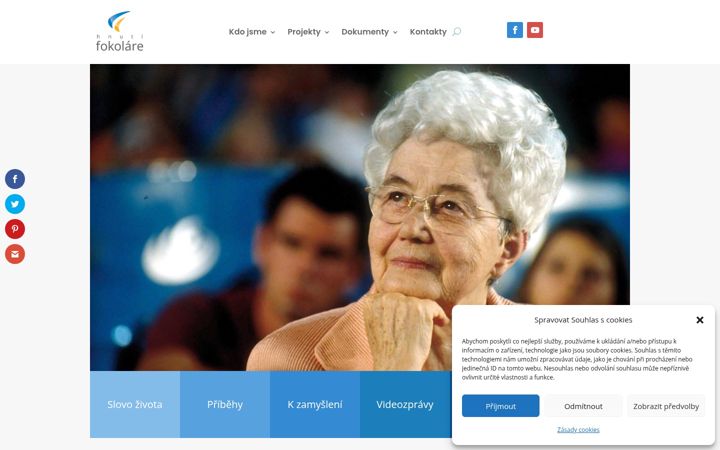 Screenshot of focolare.cz