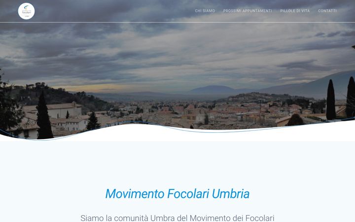 Screenshot του focolariumbria.it