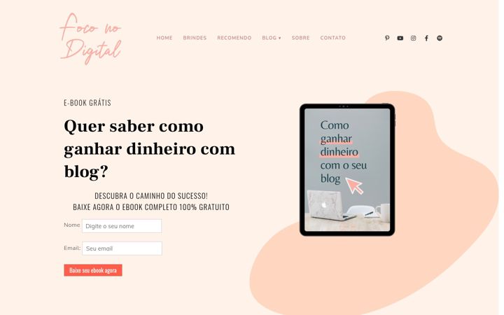 Screenshot of foconodigital.com.br