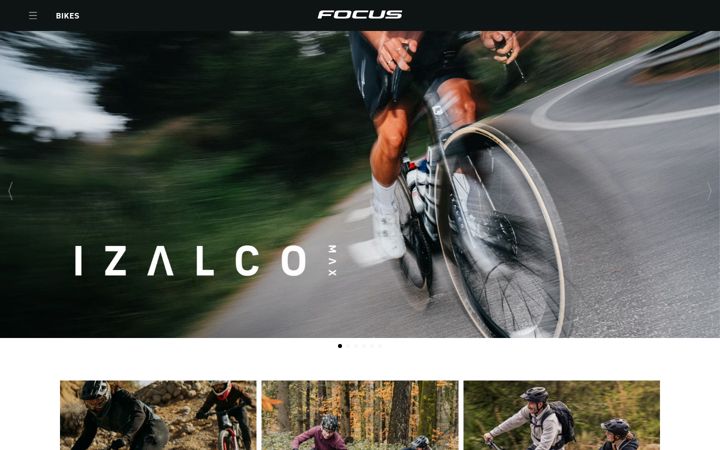 Ekrano kopija focus-bikes.com