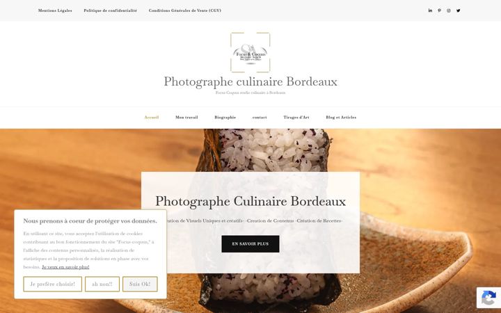 Screenshot of focus-coquus.fr