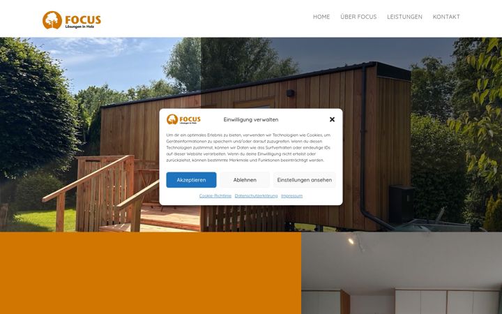 Screenshot of focus-holz.de