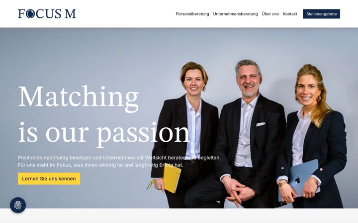 Screenshot of focus-m.com