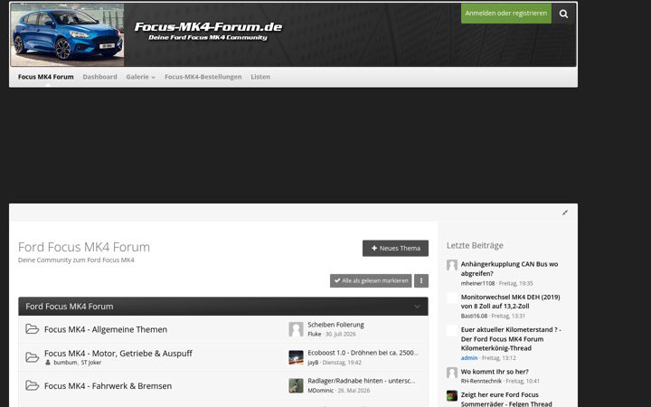 Screenshot of focus-mk4-forum.de