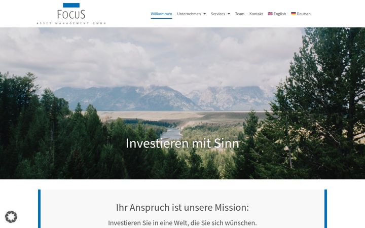 Posnetek zaslona focusasset.de