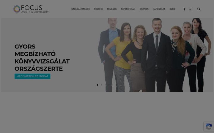 Screenshot of focusaudit.hu